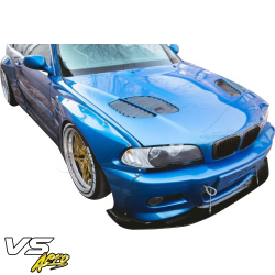 VSaero FRP TKYO Wide Body Fender Flares (front) 4pc 20mm for BMW 325Ci 330Ci (E46) 1999-2001 > 2dr Coupe image - 12