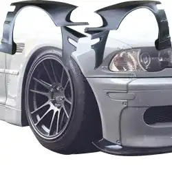 FRP TKYO Wide Body Fender Flares (front) 4pc 20mm > BMW 325Ci 330Ci (E46) 1999-2001 > 2dr Coupe image - 1
