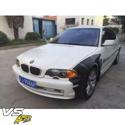 VSaero FRP TKYO Wide Body Fender Flares (front) 4pc 20mm for BMW 325Ci 330Ci (E46) 1999-2001 > 2dr Coupe image - 6