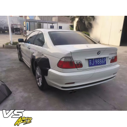 VSaero FRP TKYO Wide Body Fender Flares (rear) 60mm for BMW 325Ci 330Ci (E46) 1999-2005 > 2dr Coupe image - 15