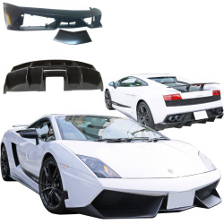 VSaero FRP LP540 LP550 SL Body Kit 3pc for Lamborghini Gallardo 2009-2013 image - 3