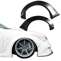 VSaero FRP LBPE Wide Body Fender Flares (front) 4pc for Infiniti G37 Coupe 2008-2015 > 2dr Coupe image - 26