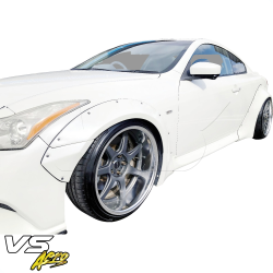 VSaero FRP LBPE Wide Body Fender Flares (front) 4pc for Infiniti G37 Coupe 2008-2015 > 2dr Coupe image - 33