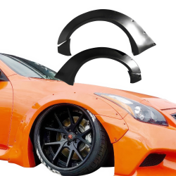 VSaero FRP LBPE Wide Body Fender Flares (front) 4pc for Infiniti G37 Coupe 2008-2015 > 2dr Coupe image - 1