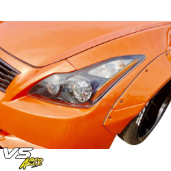 VSaero FRP LBPE Wide Body Fender Flares (front) 4pc for Infiniti G37 Coupe 2008-2015 > 2dr Coupe image - 3