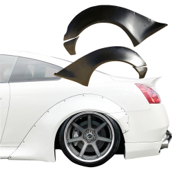 VSaero FRP LBPE Wide Body Fender Flares (rear) 4pc for Infiniti G37 Coupe 2008-2015 > 2dr Coupe image - 26