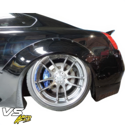 VSaero FRP LBPE Wide Body Fender Flares (rear) 4pc for Infiniti G37 Coupe 2008-2015 > 2dr Coupe image - 39
