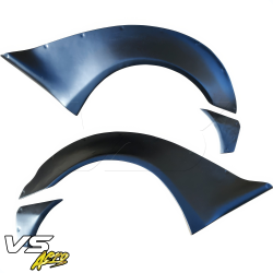 VSaero FRP LBPE Wide Body Fender Flares (rear) 4pc for Infiniti G37 Coupe 2008-2015 > 2dr Coupe image - 7