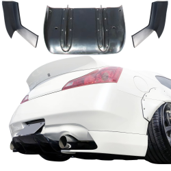 VSaero FRP LBPE Rear Diffuser 3pc for Infiniti G37 Coupe 2008-2015 > 2dr Coupe image - 24