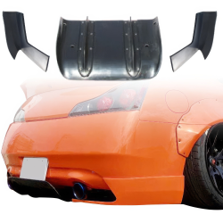 VSaero FRP LBPE Rear Diffuser 3pc for Infiniti G37 Coupe 2008-2015 > 2dr Coupe image - 1