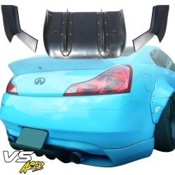 VSaero FRP LBPE Rear Diffuser 3pc for Infiniti G37 Coupe 2008-2015 > 2dr Coupe image - 21