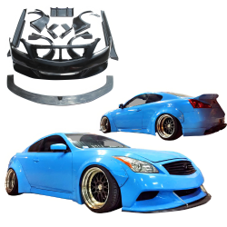VSaero FRP LBPE Wide Body Kit for Infiniti G37 Coupe 2008-2015 > 2dr Coupe image - 6
