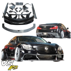 VSaero FRP LBPE Wide Body Kit for Infiniti G37 Coupe 2008-2015 > 2dr Coupe image - 7