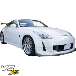 VSaero FRP AMU Front Bumper with Diffuser Kit for Nissan 350Z (Z33) 2003-2008 image - 15