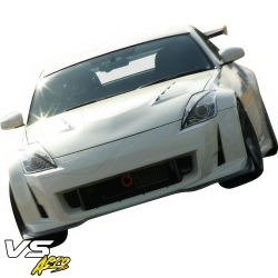 VSaero FRP AMU Front Bumper with Diffuser Kit for Nissan 350Z (Z33) 2003-2008 image - 17