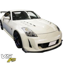 VSaero FRP AMU Front Bumper with Diffuser Kit for Nissan 350Z (Z33) 2003-2008 image - 20