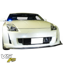 VSaero FRP AMU Front Bumper with Diffuser Kit for Nissan 350Z (Z33) 2003-2008 image - 24