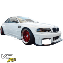 VSaero FRP TKYO Wide Body Front Lip for BMW M3 (E46) 2002-2005 > 2dr Coupe image - 6