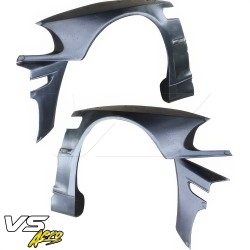 VSaero FRP TKYO Wide Body Fender Flares (front) 4pc 20mm for BMW M3 (E46) 2002-2005 > 2dr Coupe image - 8