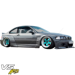 VSaero FRP TKYO Wide Body Fender Flares (rear) 60mm for BMW M3 (E46) 2002-2005 > 2dr Coupe image - 8