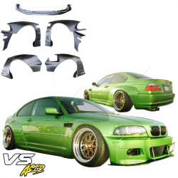 VSaero FRP TKYO Wide Body Kit 7pc for BMW M3 (E46) 2002-2005 > 2dr Coupe image - 2