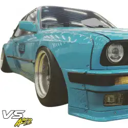 FRP TKYO Wide Body Fender Flares (front) 4pc 50mm > BMW 318i 1984-1992> 2dr Coupe image - 8