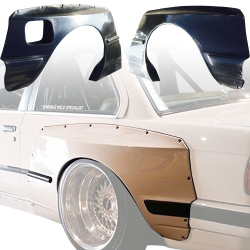 VSaero FRP TKYO Wide Body Fender Flares (rear) 75mm for BMW 318i 1984-1992> 2dr Coupe image - 6