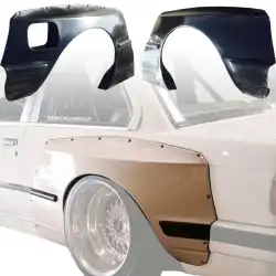 FRP TKYO Wide Body Fender Flares (rear) 75mm > BMW 318i 1984-1992> 2dr Coupe image - 6