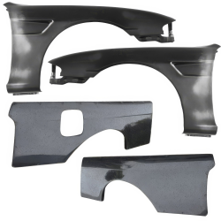 VSaero FRP TKYO v1 Wide Body Fender Set 4pc 30/30mm for Nissan 240SX (S14) 1995-1996 image - 1