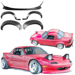 VSaero FRP TKYO Wide Body Kit 5pc for Mazda Miata MX-5 (NA) 1990-1997 image - 3