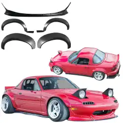 FRP TKYO Wide Body Kit 5pc > Mazda Miata MX-5 (NA) 1990-1997 image - 3