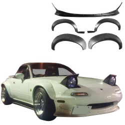 VSaero FRP TKYO Wide Body Kit 5pc for Mazda Miata MX-5 (NA) 1990-1997 image - 1