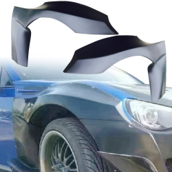 VSaero FRP TKYO v3 Wide Body Fender Flares (front) 65mm for Scion FR-S (ZN6) 2013-2016 image - 1