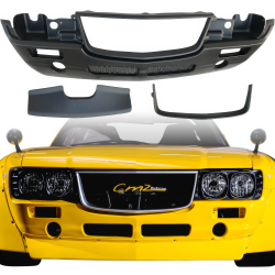 VSaero FRP TKYO Boss Wide Body Front Bumper 3pc for Mazda RX-7 (FD3S) 1993-1997 image - 1