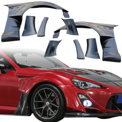VSaero FRP VAR Wide Body Fenders (front) 8pc 50mm for Subaru BRZ (ZN6) 2013-2020 image - 1