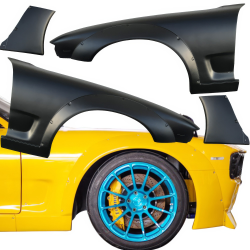 VSaero FRP TKYO Boss Wide Body Fenders (front) 4pc 40mm for Mazda RX-7 (FD3S) 1993-1997 image - 1