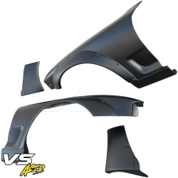 VSaero FRP TKYO Boss Wide Body Fenders (front) 4pc 40mm for Mazda RX-7 (FD3S) 1993-1997 image - 6