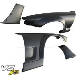 VSaero FRP TKYO Boss Wide Body Fenders (front) 4pc 40mm for Mazda RX-7 (FD3S) 1993-1997 image - 7