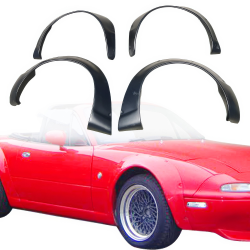 VSaero FRP TU99 NN2 Wide Body Fender Flares (set) 4pc 50mm for Mazda Miata MX-5 (NA) 1990-1997 image - 1