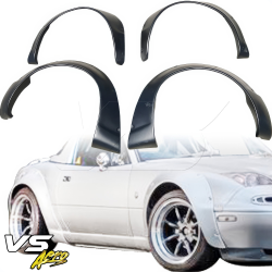 VSaero FRP TU99 NN2 Wide Body Fender Flares (set) 4pc 50mm for Mazda Miata MX-5 (NA) 1990-1997 image - 35