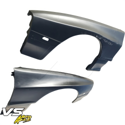 VSaero FRP TDES Wide Body Fenders (front) 25mm for Mazda RX-7 (FC3S) 1986-1992 image - 9