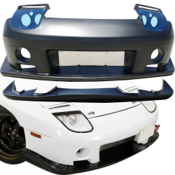 VSaero FRP RAME FC2000 Front Bumper w TDES Lip for Mazda RX-7 (FC3S) 1986-1992 image - 14