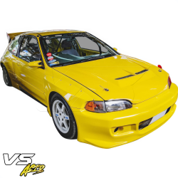 VSaero FRP TKYO Wide Body Front Bumper for Honda Civic EG 1992-1995 > 3dr Hatchback image - 24