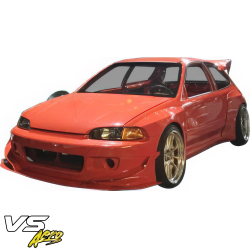 VSaero FRP TKYO Wide Body Front Bumper for Honda Civic EG 1992-1995 > 3dr Hatchback image - 2
