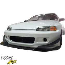 VSaero FRP TKYO Front Spoiler Lip for Honda Civic EG 1992-1995 > 3dr Hatchback image - 8