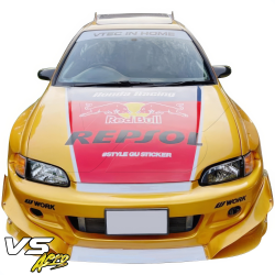 VSaero FRP TKYO Front Canards for Honda Civic EG 1992-1995 > 3dr Hatchback image - 28