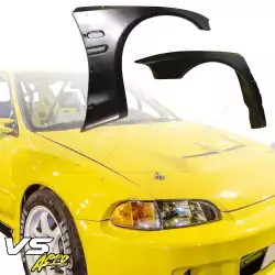 FRP TKYO Wide Body Fender Flares (front) 40mm > Honda Civic EG 1992-1995 > 3dr Hatchback image - 27