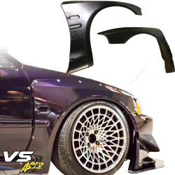 VSaero FRP TKYO Wide Body Fender Flares (front) 40mm for Honda Civic EG 1992-1995 > 3dr Hatchback image - 14