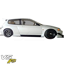 VSaero FRP TKYO Wide Body Side Skirts for Honda Civic EG 1992-1995 > 3dr Hatchback image - 25