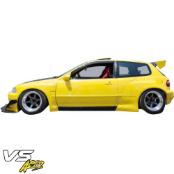 VSaero FRP TKYO Wide Body Side Skirts for Honda Civic EG 1992-1995 > 3dr Hatchback image - 30